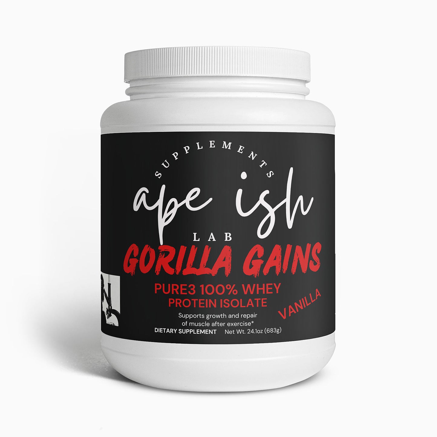 Gorilla Gains - Whey Protein Isolate (Vanilla)