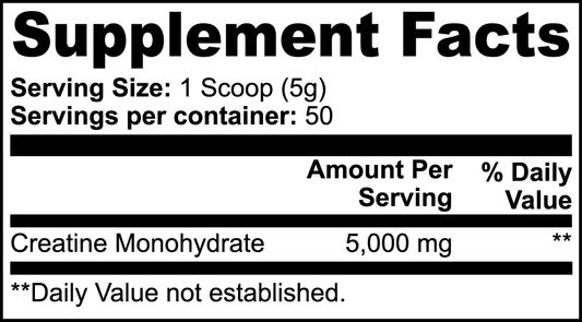 Apeish LAB Primate Potion Creatine Monohydrate – Strength, Power & Muscle Performance – Unflavored – 250 g
