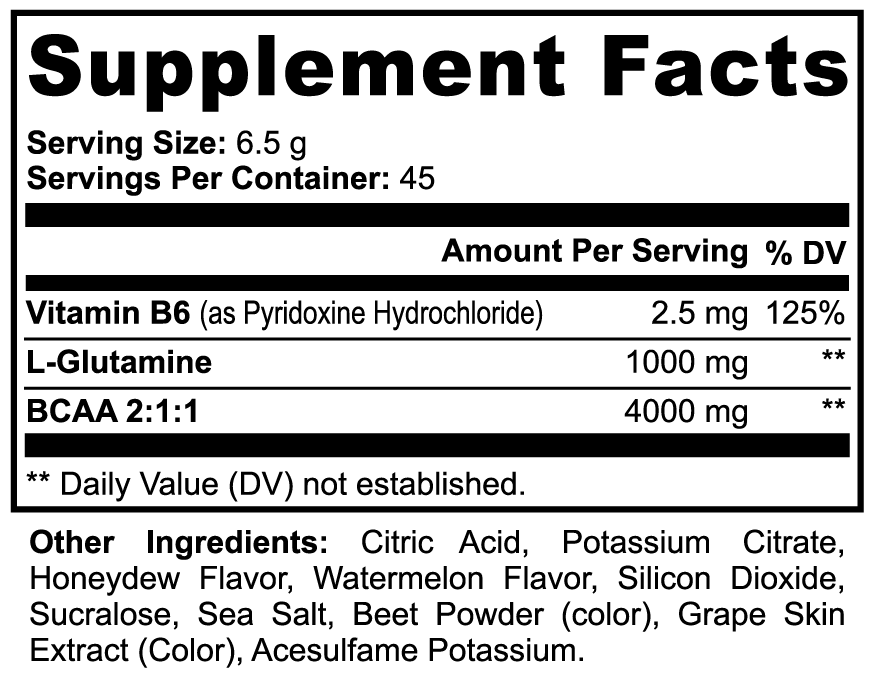 Apeish LAB Ape Fusion BCAA – 2:1:1 Amino Acids + Glutamine for Muscle Recovery & Lean Performance – Post Workout Powder – Honeydew Watermelon