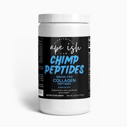 Chimp Peptides Grass-Fed Collagen Powder (Chocolate)