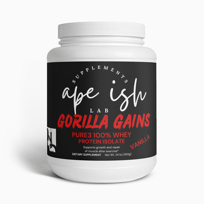 Gorilla Gains - Whey Protein Isolate (Vanilla)