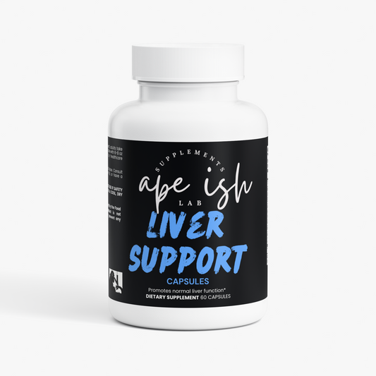 Apeish LAB Liver Support – Detox & Liver Health Formula – Milk Thistle, Turmeric & Beet Root – 60 Capsules