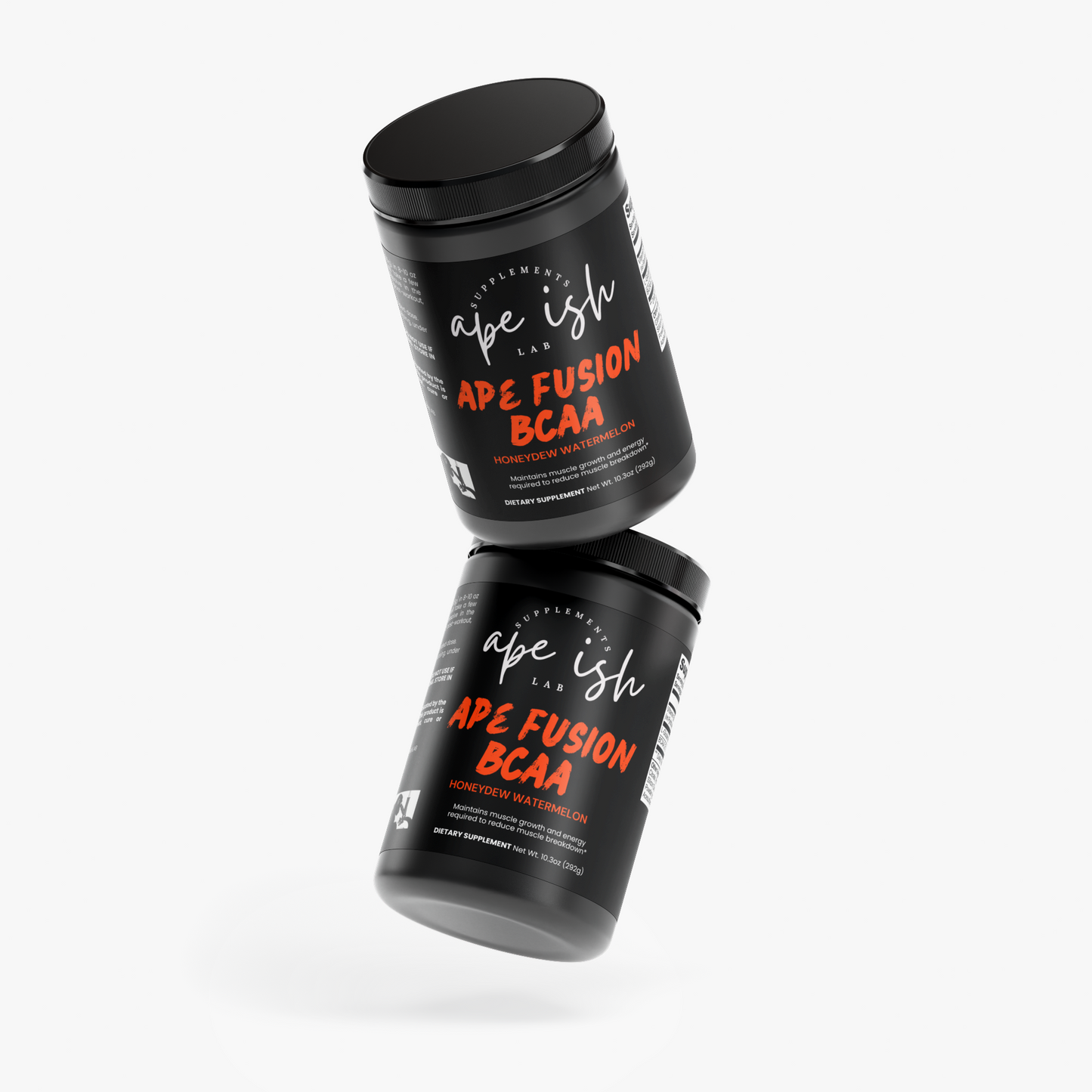 Apeish LAB Ape Fusion BCAA – 2:1:1 Amino Acids + Glutamine for Muscle Recovery & Lean Performance – Post Workout Powder – Honeydew Watermelon