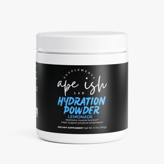 Apeish LAB Hydration Powder – Electrolytes & Daily Hydration Support – Lemonade Flavor – 5.78 oz