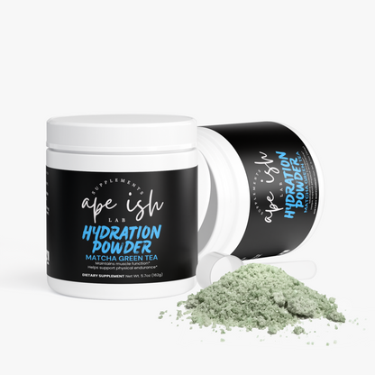 Apeish LAB Hydration Powder – Electrolytes & Daily Hydration Support – Matcha Green Tea Flavor – 5.29 oz