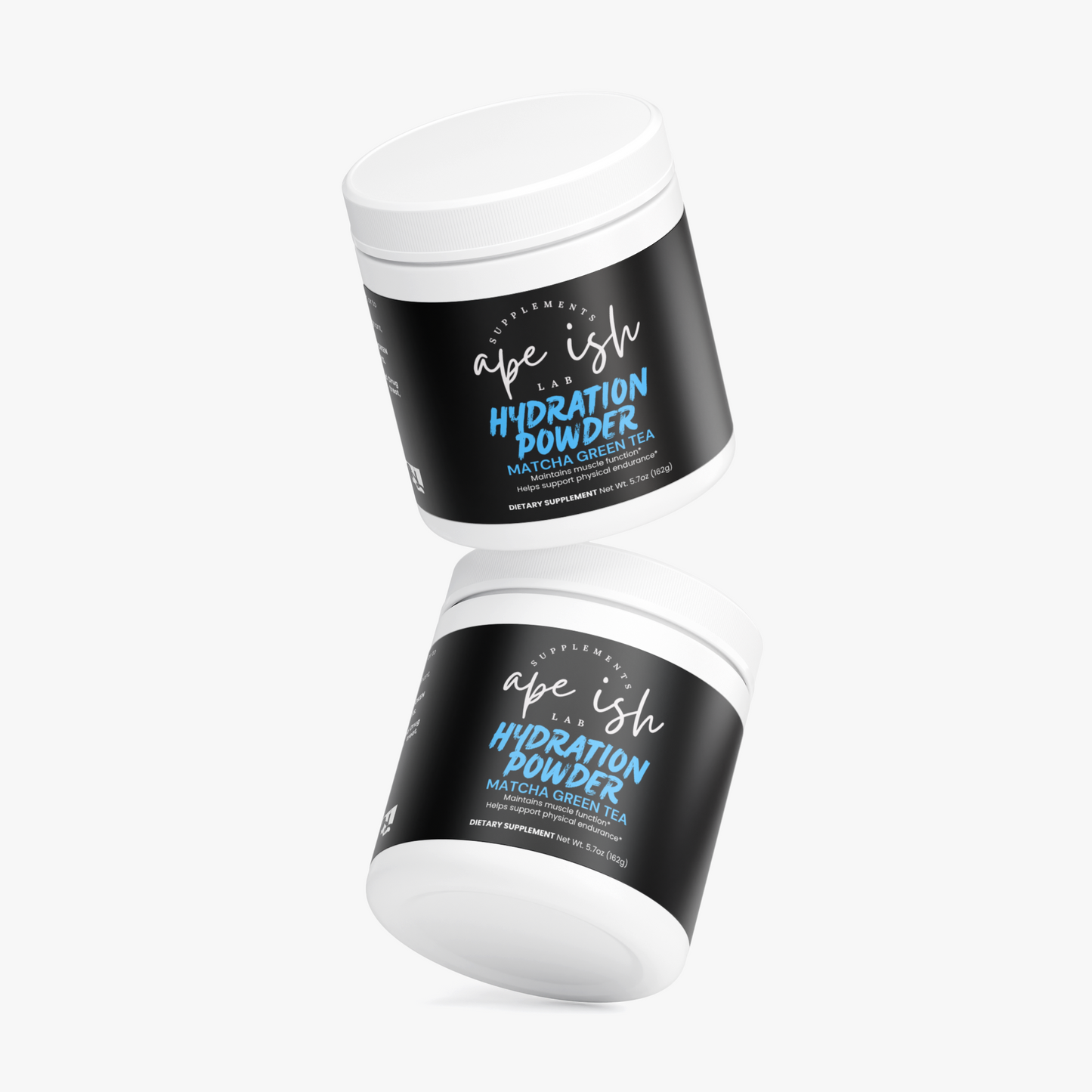 Apeish LAB Hydration Powder – Electrolytes & Daily Hydration Support – Matcha Green Tea Flavor – 5.29 oz