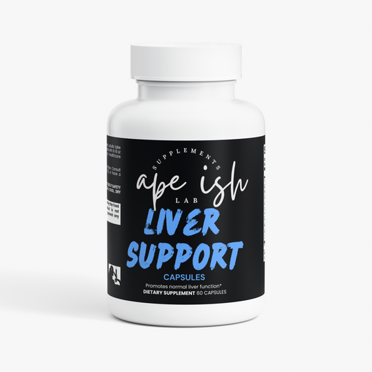 Apeish LAB Liver Support – Detox & Liver Health Formula – Milk Thistle, Turmeric & Beet Root – 60 Capsules
