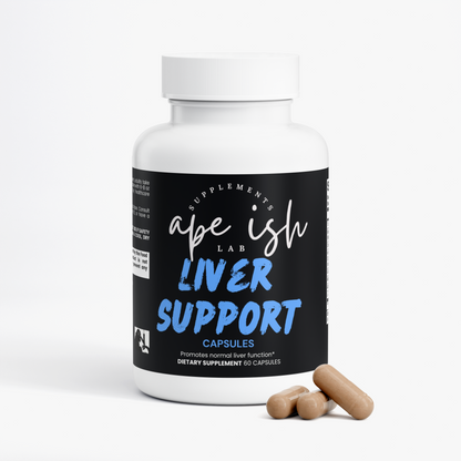 Apeish LAB Liver Support – Detox & Liver Health Formula – Milk Thistle, Turmeric & Beet Root – 60 Capsules