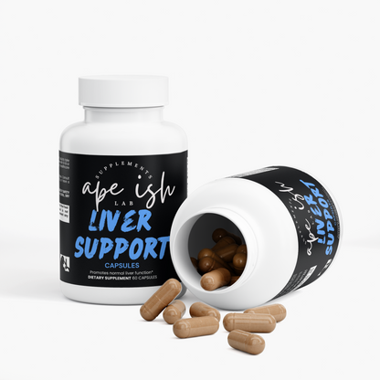 Apeish LAB Liver Support – Detox & Liver Health Formula – Milk Thistle, Turmeric & Beet Root – 60 Capsules