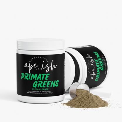 Apeish LAB Primate Greens – Ultra Cleanse Smoothie – Superfood Greens Powder for Energy, Digestion & Daily Wellness – 250g