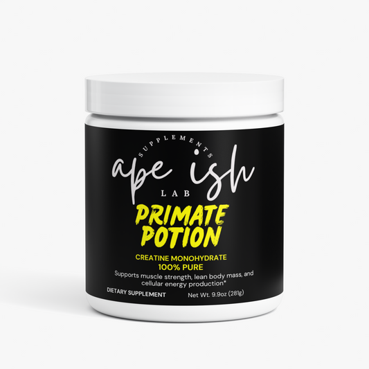Apeish LAB Primate Potion Creatine Monohydrate – Strength, Power & Muscle Performance – Unflavored – 250 g