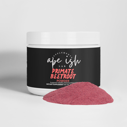 Apeish LAB Primate Beetroot Powder – Nitric Oxide & Circulation Support –  3.44 oz