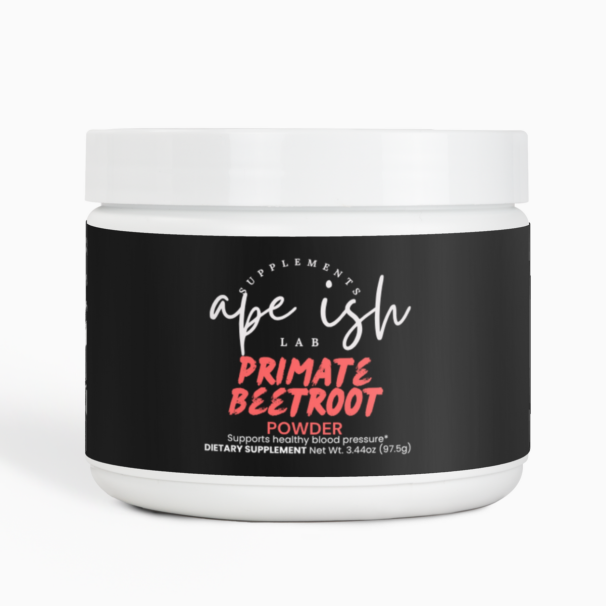Apeish LAB Primate Beetroot Powder – Nitric Oxide & Circulation Support –  3.44 oz