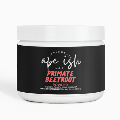 Apeish LAB Primate Beetroot Powder – Nitric Oxide & Circulation Support –  3.44 oz