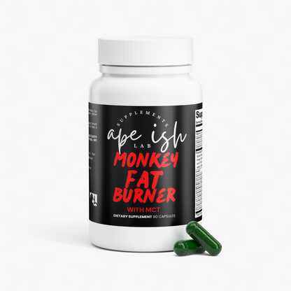 Apeish LAB Monkey Fat Burner – Metabolism, Thermogenesis & Weight Management Support – Advanced Fat Loss Formula – 90 Capsules