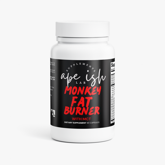 Apeish LAB Monkey Fat Burner – Metabolism, Thermogenesis & Weight Management Support – Advanced Fat Loss Formula – 90 Capsules