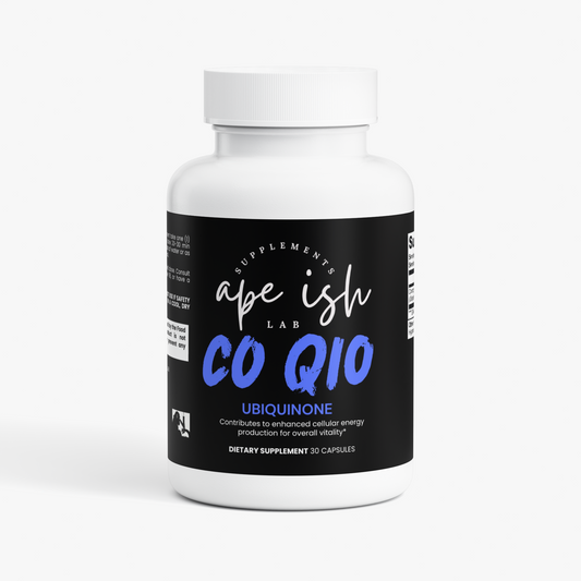 Apeish LAB CoQ10 Ubiquinone – Cellular Energy & Heart Health Support – Antioxidant Formula – 30 Capsules