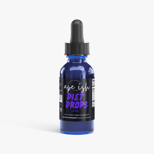 Apeish LAB Chimp Diet Drops Ultra – Metabolism & Weight Management Support – Herbal Liquid Formula – 1 oz