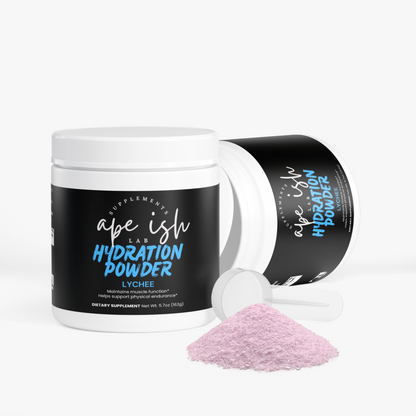 Apeish LAB Hydration Powder – Electrolytes & Daily Hydration Support – Lychee Flavor – 5.29 oz
