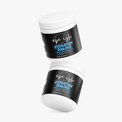 Apeish LAB Hydration Powder – Electrolytes & Daily Hydration Support – Matcha Green Tea Flavor – 5.29 oz