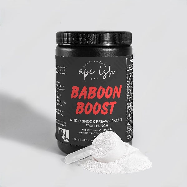 Baboom Boost - Nitric Shock Pre-Workout Powder (Fruit Punch)
