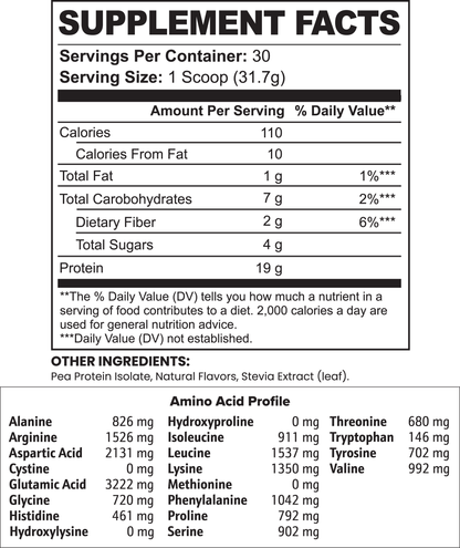Gorilla Gains - Vegan Pea Protein Isolate (Chocolate)