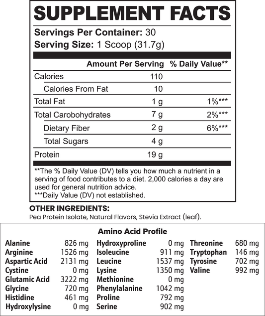 Gorilla Gains - Vegan Pea Protein Isolate (Chocolate)