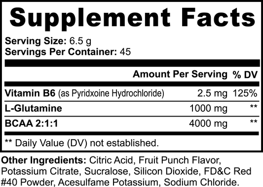 Ape Blend BCAA - Shock Powder (Fruit Punch)