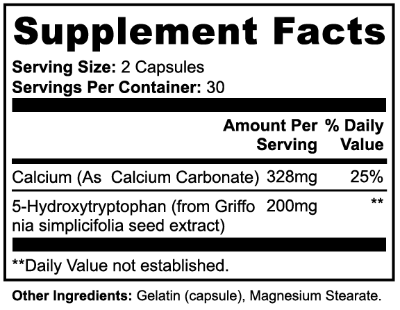 Apeish LAB Primate 5-HTP – Mood, Sleep & Relaxation Support – Serotonin Support Supplement – 60 Capsules