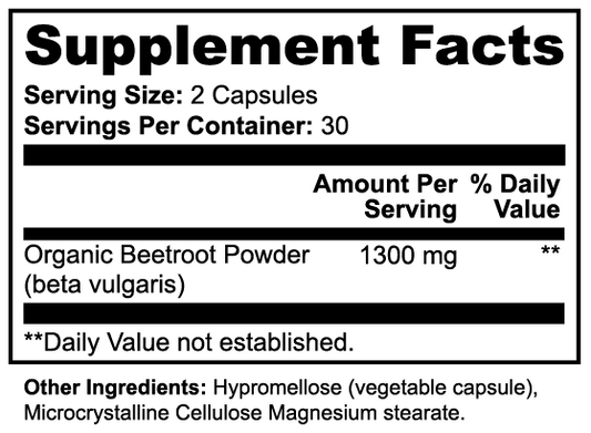 Apeish LAB Primate Beetroot – Nitric Oxide & Blood Flow Support – Endurance & Performance – 60 Capsules