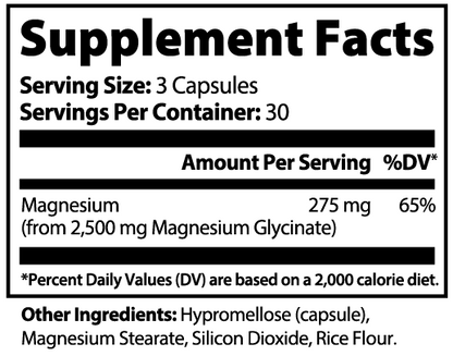 Apeish LAB Magnesium Glycinate – Sleep, Relaxation & Muscle Recovery Support – High Absorption Formula – 90 Capsules